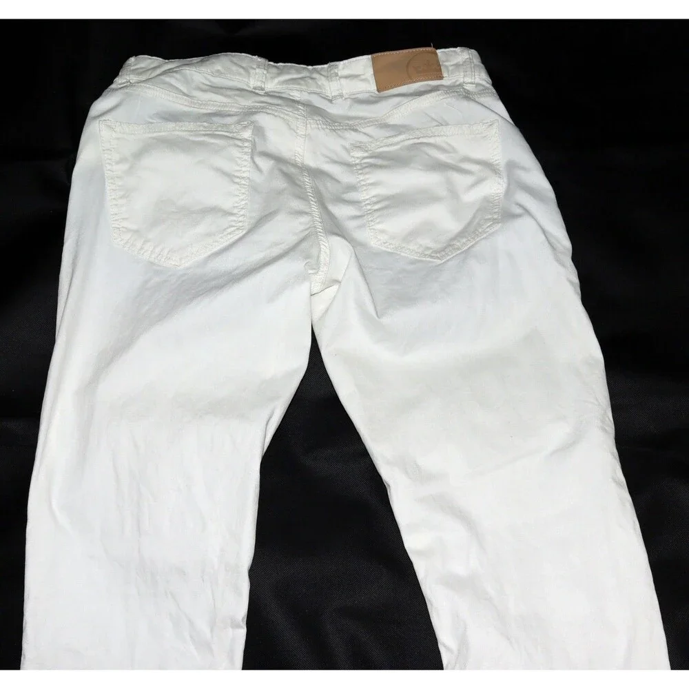 Peter Millar Crown Crafted Wayfare Men's Almond White Trousers Pants Size 33/32